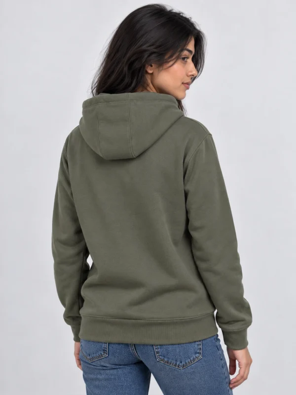 Women’s Olive Hoodie - Image 3