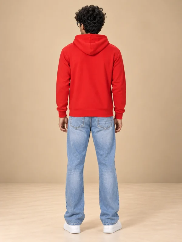 Men’s Red Hoodie - Image 3