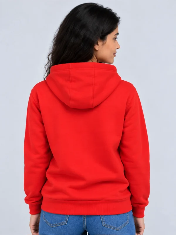 Women’s Red Hoodie - Image 2