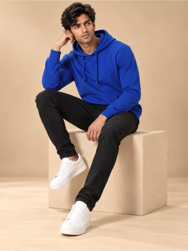 Men’s Blue Hoodie - Image 4