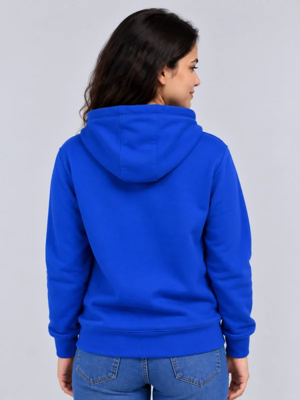 Women’s Royal Blue Hoodie - Image 3