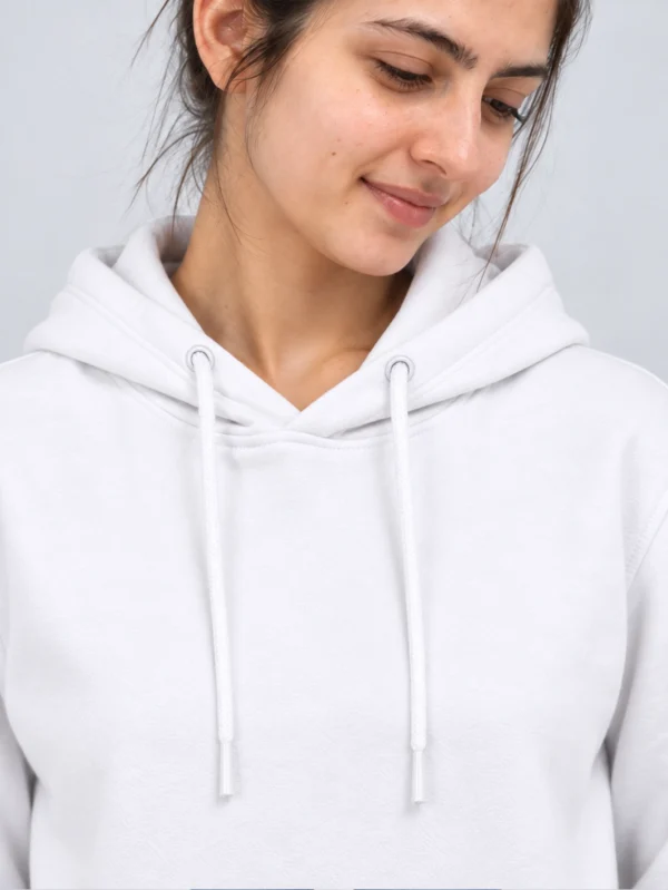 Women’s White Hoodie - Image 4