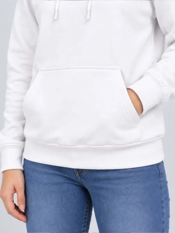Women’s White Hoodie - Image 5