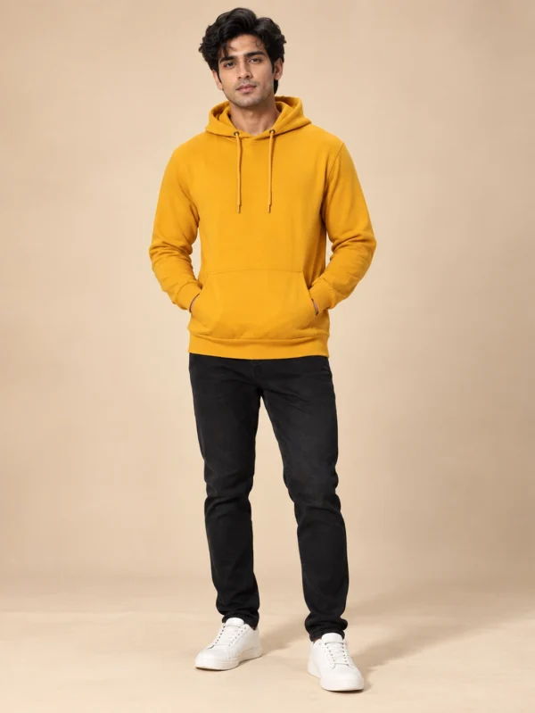 Men’s Yellow Hoodie - Image 2