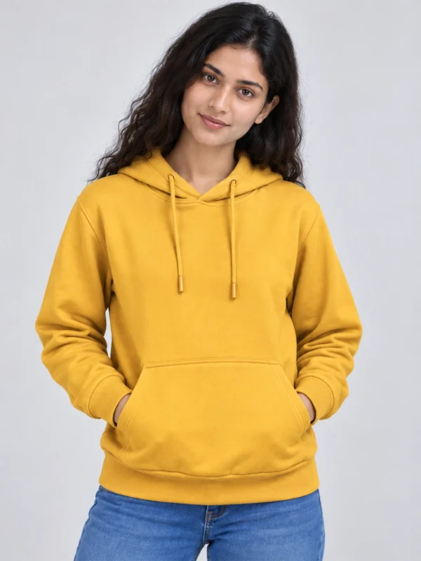 Women’s Yellow Hoodie - Image 1