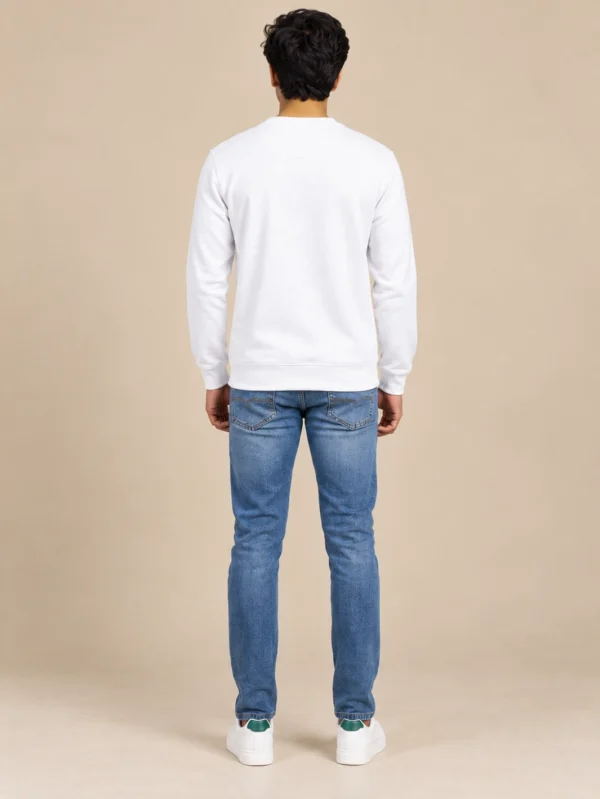 Men’s White Sweatshirt - Image 2