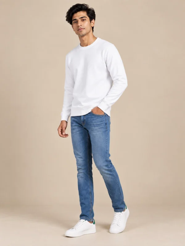 Men’s White Sweatshirt - Image 3