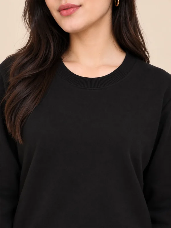 Women’s Black Sweatshirt - Image 4