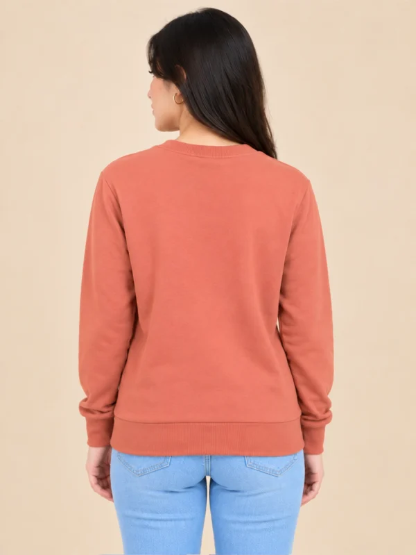 Women’s Coral Sweatshirt - Image 2