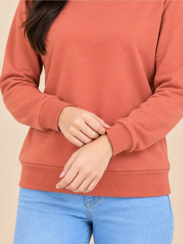 Women’s Coral Sweatshirt - Image 5