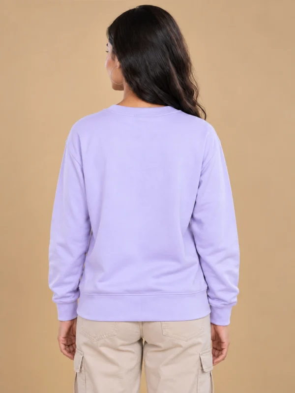 Women’s Lavender Sweatshirt - Image 2