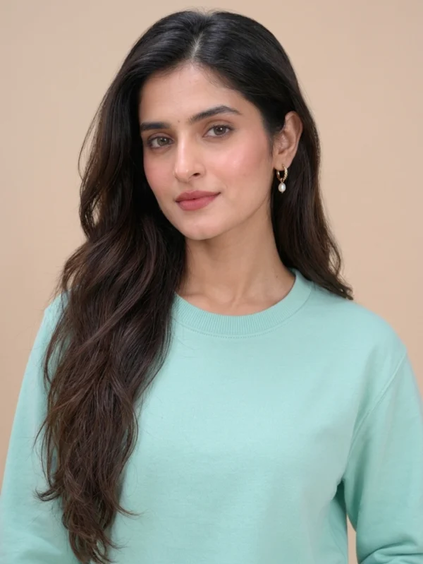 Women’s Mint Sweatshirt - Image 4