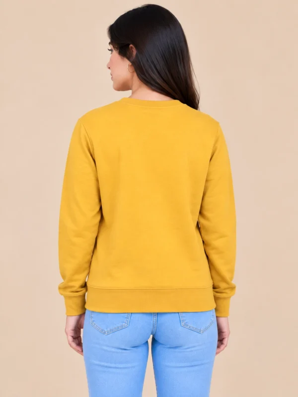 Women’s Yellow Sweatshirt - Image 3