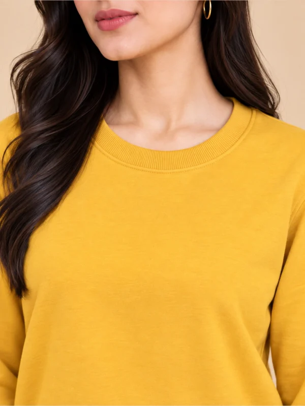Women’s Yellow Sweatshirt - Image 4